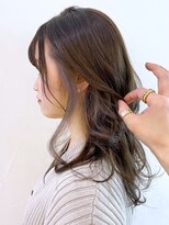 アイティー バイ アルバム 中野店(IT by ALBUM)&nbsp;イヤリングカラーロング_ラベンダーカラーくびれミディ_ba320031