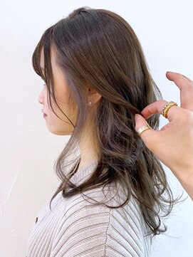 アイティー バイ アルバム 中野店(IT by ALBUM) イヤリングカラーロング_ラベンダーカラーくびれミディ_ba320031