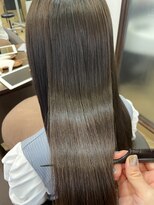 ミリュウ(Milieu) 縮毛矯正でロングヘアも乾かすだけでまとまる髪に