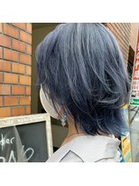 ヘアアトリエコモノ(hair l'atelier KoMoNo) 【2bleach】色落ち最強！ブルーグレー！