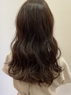 ソア フォー ヘアー(Soi for hair) ダークベージュ×艶ゆるふわ小顔パーマ