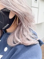 ネイビー(Navy)&nbsp;バレイヤージュ【White系】