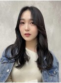 韓国、ワンホン、くびれヘア、顔まわりカット