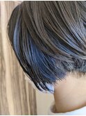 インナーカラーショート  ~イルミナディープシー~
