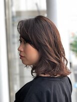 ソイクフ 四条大宮店(SOY-KUFU)&nbsp;大人可愛い◎似合わせカットイメチェンレッドブラウンボブ