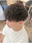 波巻きスパイラル×ツイストパーマ[メンズ]