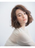 ふんわりカールボブ
