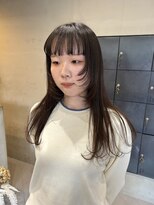 ヘアー アイス ルーチェ(HAIR ICI LUCE)&nbsp;ロングウルフ ロングレイヤー 顔周りレイヤー / 山中