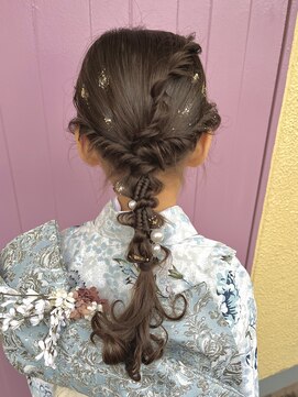 ティエドゥール エム(tiedeur × EMU) 七五三ヘア