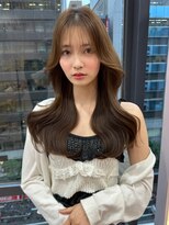 ボタン シブヤ(VOTAN SHIBUYA)&nbsp;韓国ヘア/顔まわりカット/前髪あり/くびれヘア/シースルーバング