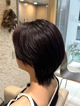 ヴィサージュプラス(VISAGE plus) ミニウルフカット×チェリーブラウン