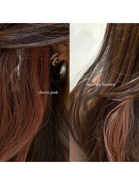 タブーセントラル(TABOO Central) マロンブラウン×チェリーピンク