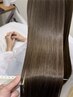 【自然もしっかりストレートも対応◎】髪質改善オージュア+カット＋縮毛矯正