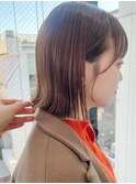 メルティカラー×髪質改善ブリーチなしボブ[表参道]