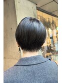 ブルーブラック ハイライトショート