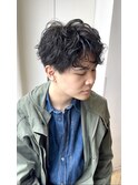 大人ルーズカールパーマ