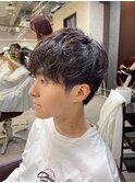 ニュアンスパーマ　束感　モテる黒髪　ツイストスパイラル