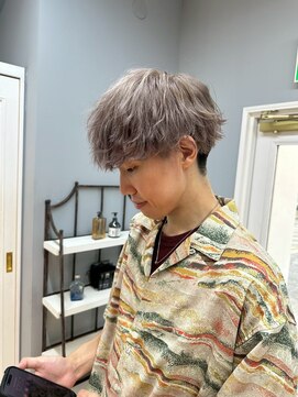 オズ 安積店(OZ) メンズブリーチカラー