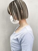 ギークス(GEEKS)&nbsp;【GEEKS渋谷】アンブレラカラー/切りっぱなしボブ/冬カラー/小顔