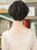 カバーヘア ブリス 川口(COVER HAIR bliss)&nbsp;■黒髪アッシュブラックマッシュルームヘア308川口20代30代40代