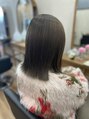 アグ ヘアー ラック 高坂駅前店(Agu hair luck)&nbsp;ダブルカラーで透明感溢れるオリーブグレージュ♪