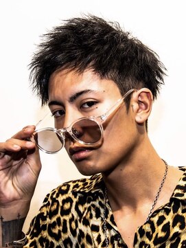 ゴート(GOATO) ジェットモヒカン　ツイストパーマ　短髪　アップバング　鹿児島