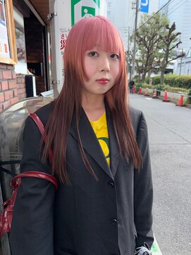 シイ(SIE) pink×brownのルーツカラー☆☆