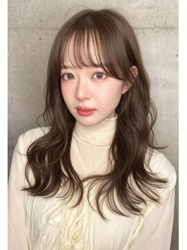 リークフー(Ree cu fuu) レイヤーロングレイヤーカット透明感冬カラーハッシュカット