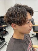 宇都宮メンズカットメンズパーマ波巻きスパイラルパーマツイスパ