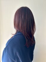 ケークリエイティブコード(K creative COrDE) ピンク×レッドカラーのウルフスタイル