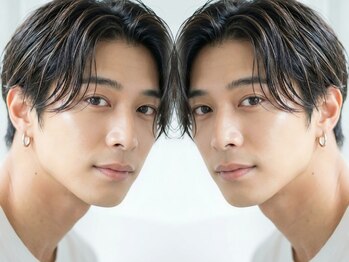 コンマ(,)の写真/ヘアとのバランスを見極め、骨格/顔パーツに合わせた最もかっこよく見える眉に！【心斎橋駅5分/新町/本町】
