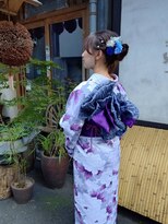 バサラ 大阪なんば店(VASARA)&nbsp;大阪なんば/小紋ヘア/着物ヘア/卒業式ヘア/成人式ヘア