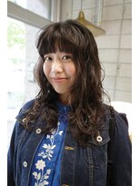 ウェウェ(wewe)&nbsp;ゆるふわ　ドライなニュアンスパーマ　レディースパーマ