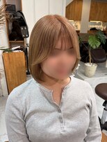 アントワープヘアー 知多半田駅前店(Antwerp hair) ミルクティーブロンドボブ