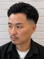 グレイスフルバーバー 赤坂見附店 フェードカーリーショート【赤坂見附/メンズカット/バーバー】