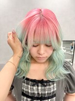 クペウファルベ(cope'u FARBE)&nbsp;ピンクミント　ブリーチ/デザインカラー/ハイトーンカラー