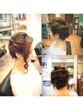 ヘアーアンドネイルサロンブルー(hair & nail salon BLUE) 大人編み込みスタイル
