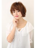 フェミニンショートスタイル