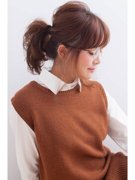 エイミーバイアフロートザガーデン 浦和店(amie by afloat the garden) カジュアルポニーテール☆amie by afloat