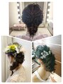 ハコ(haco) ブライダルのヘアメイクもやっており、ヘアアレンジ得意です☆
