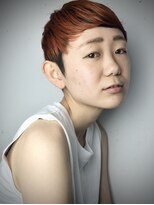 クリアオブヘアー リット(CLEAR of hair LiT) オレンジ刈り上げショート