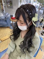 バイブアンドアネックス(VIBE & ANNEX)&nbsp;《momoka》ハーフツインライブヘアセットお揃いヘア横浜石川町