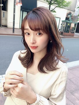 ロンド ルージュ 銀座店(Lond rouge) くびれミディアムヘア