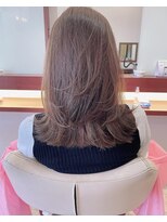 マーリャヘアー(mallia hair) くびれ外ハネセミロング