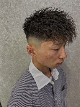 グラベント(Gravent) 【gravent住吉】バーバーフェード×ツイスパパーマ