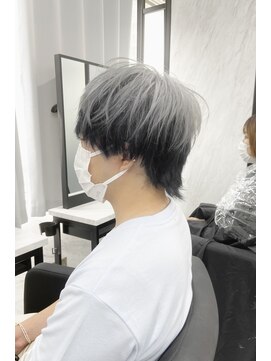 リア 大阪梅田(Ria) ～メンズ　シルバー×ネイビー～ 【Ria 大阪 梅田】