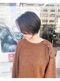 【横浜】丸みショートボブ