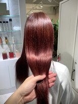 ソワン ドゥ ブレス エルネ 立花店(soin de brace elne)&nbsp;チェリーレッド/暖色カラー/レッドカラー/艶ハイトーン/ケア