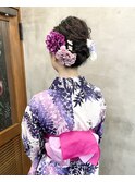 【Bormee】浴衣着付け　ヘアセット　花火大会やデートに☆