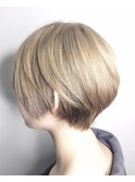 骨格補正立体カットで収まるショート♪【髪質改善オージュア】